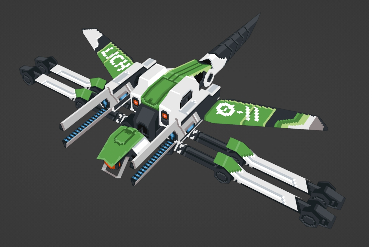 The wing type Dragonfly has wing shaped boosters that allow for limited flight and dual short range plasma cannons.